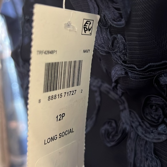 Connected Apparel Womens Textured Ruched Semi-Formal Dress - Picture 10 of 12